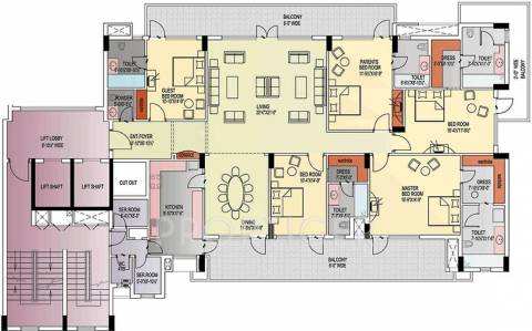 suncity la lagune Floor plan