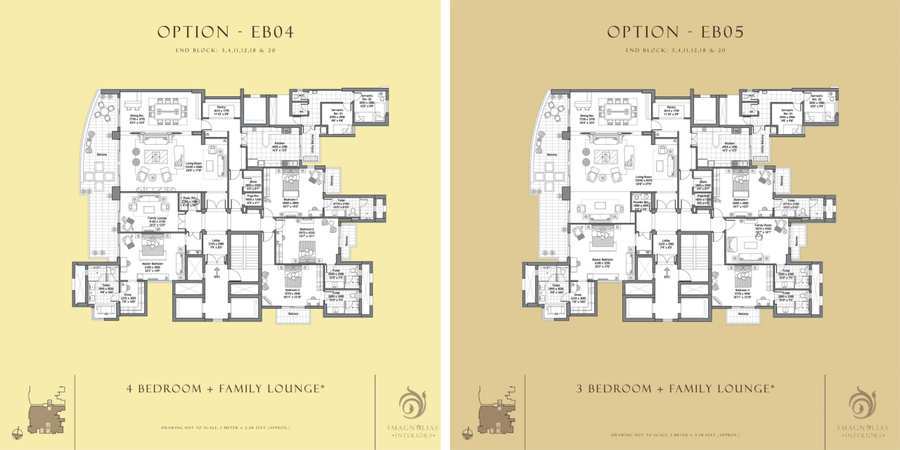 DLF The magnolias Floor Plan