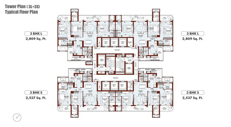 Whiteland Westin Residences Floor Plan