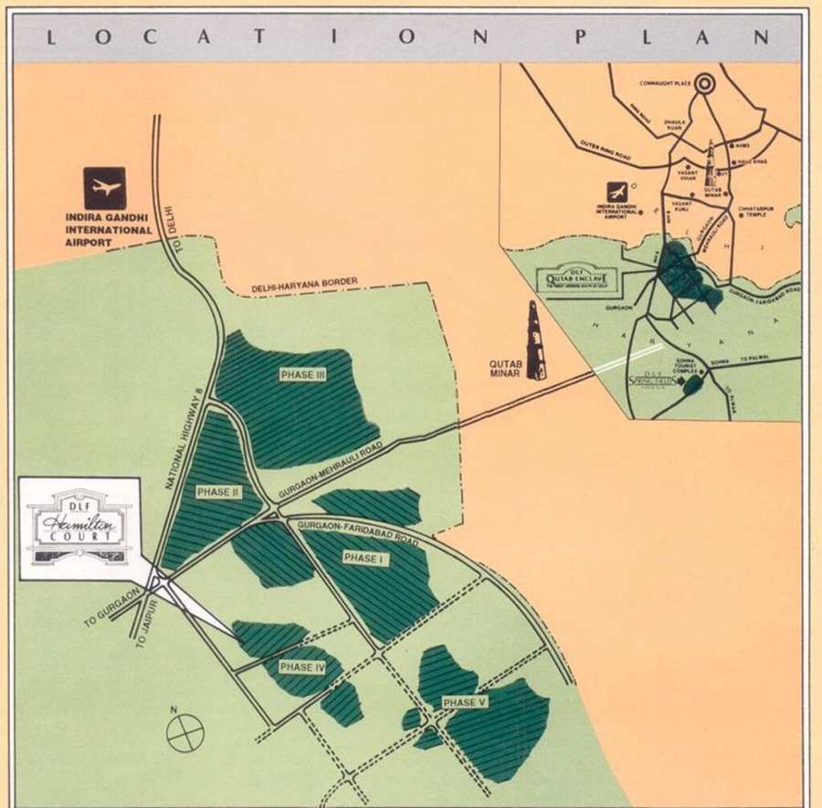 dlf hamilton court location
