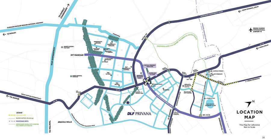 dlf privana north location