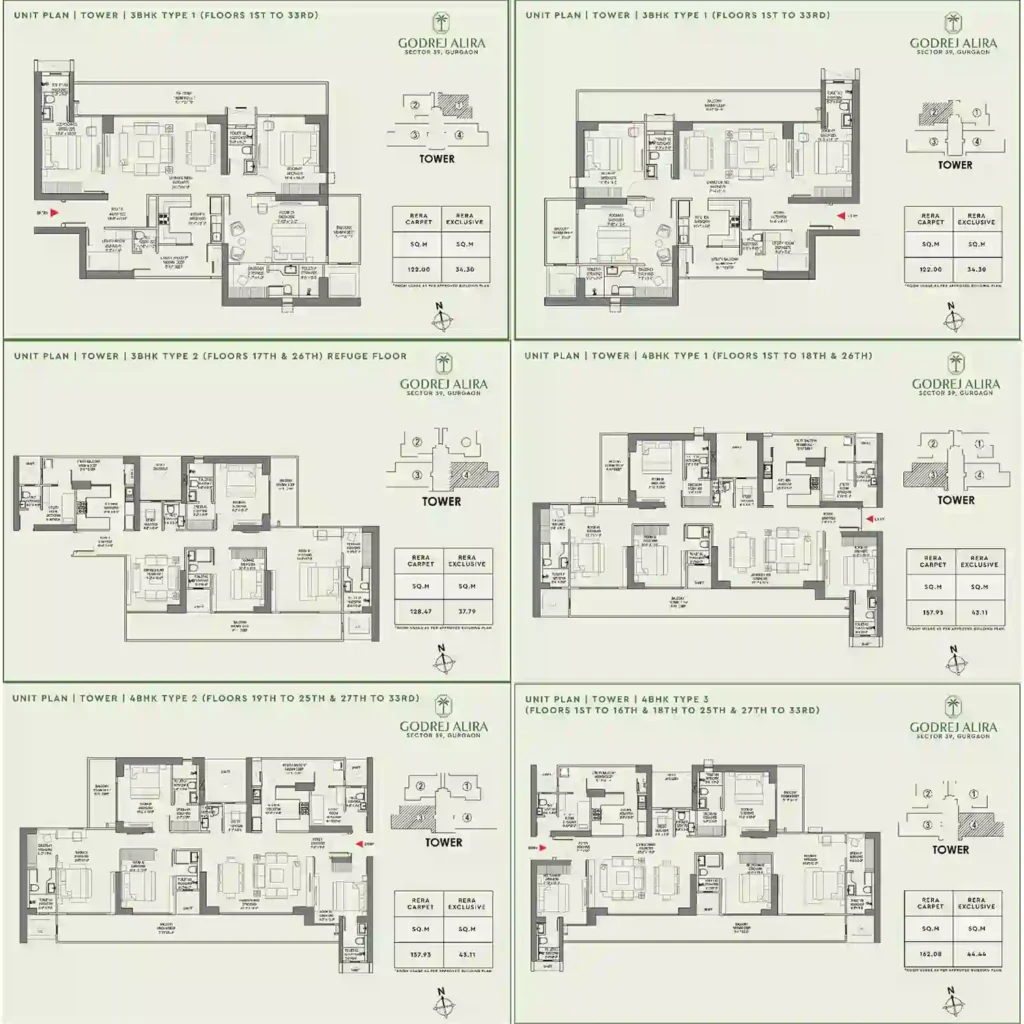 Godrej Alira Project Floor Plan
