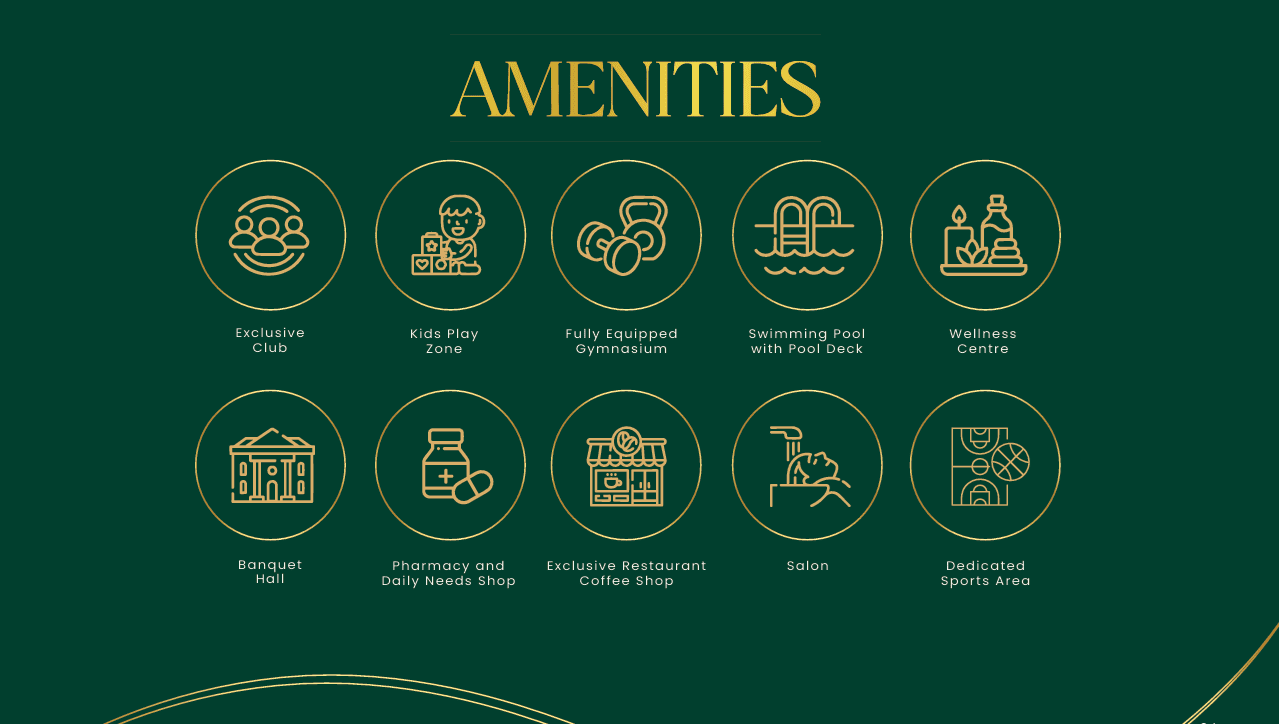 The Golden Residences amenities