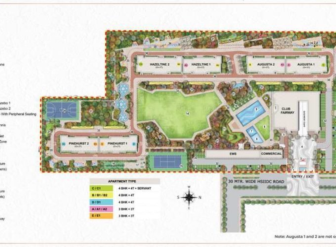 Eldeco Fairway Reserve Floor Plan