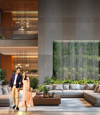 godrej-aliraDouble-heighted-lobby-desk godrej-aliraDouble-heighted-lobby-desk